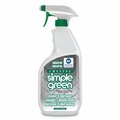 Simple Green Crystal Industrial Cleaner and Degreaser, 24 oz. Trigger Spray Bottle, Liquid, Colorless, 12 PK 0610001219024